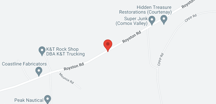 map of 3349 ROYSTON ROAD
